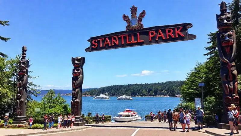 Stanley Park brilla con colores vibrantes