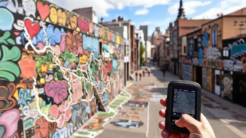 Explora la ciudad con arte urbano